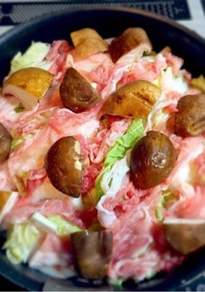 白菜と豚肉のミルフィーユ鍋(ズボラ版)-レシピのメイン写真