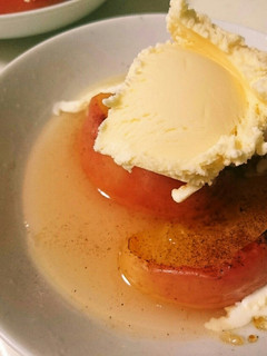レンジで出来る「焼きリンゴ」-レシピのメイン写真