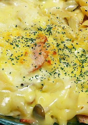 市販のカルボナーラソースで簡単グラタン-レシピのメイン写真