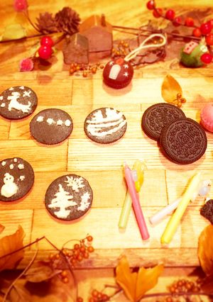 クリスマス オレオアート-レシピのメイン写真