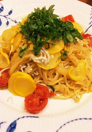 トマトとズッキーニのパスタ-レシピのメイン写真
