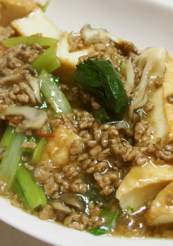 厚揚げと豚挽き肉の中華炒め-レシピのメイン写真