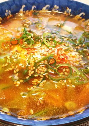 コクうま春雨キムチスープ-レシピのメイン写真