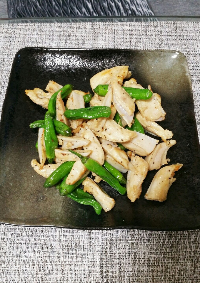 簡単やげん軟骨＆ししとう塩コショウ炒め-レシピのメイン写真