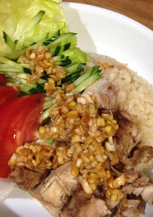シンガポールチキンライス（カオマンガイ）-レシピのメイン写真