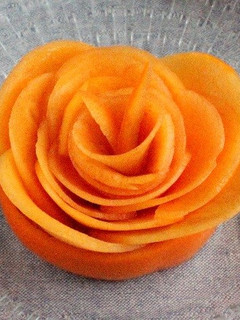 柿の花びらカップ-レシピのメイン写真