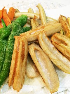 野菜そのまま*野菜スティックの素揚げ-レシピのメイン写真