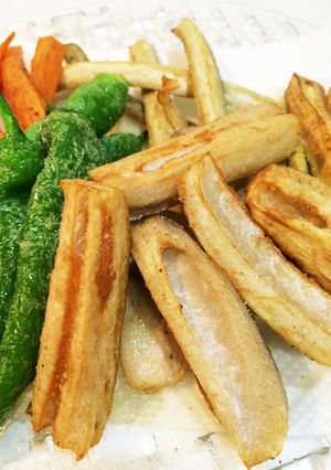 野菜そのまま＊野菜スティックの素揚げ-レシピのメイン写真