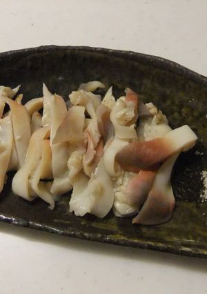 ホッキ貝（北寄貝）の炙り刺し-レシピのメイン写真