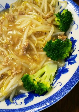 創味シャンタンDxでもやしあんかけ-レシピのメイン写真