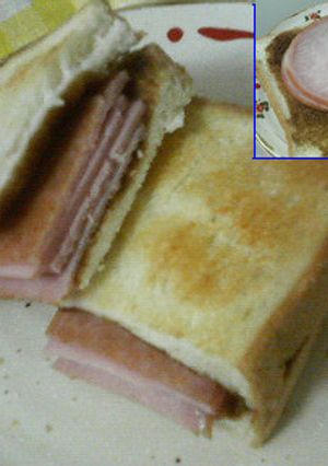 ハムカツみたいな～トースト-レシピのメイン写真