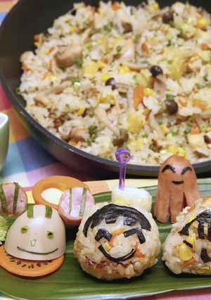 フライパンで作る炊き込みご飯-レシピのメイン写真
