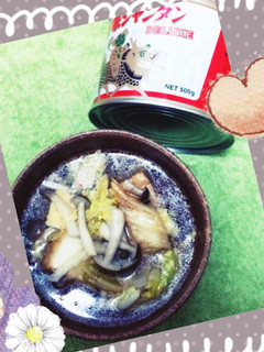 練りスープで簡単!キムチ鍋-レシピのメイン写真