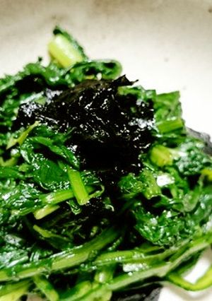 春菊の海苔和え-レシピのメイン写真