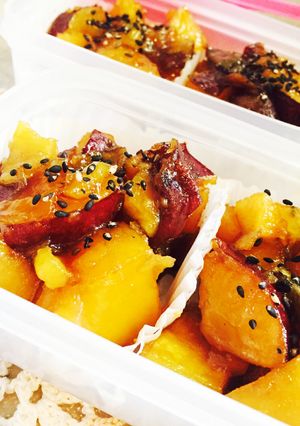 ☆お弁当に☆さつまいもの甘露煮 冷凍食品-レシピのメイン写真