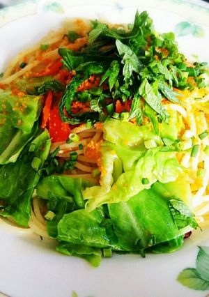 絶品！からすみとキャベツのパスタ♪-レシピのメイン写真