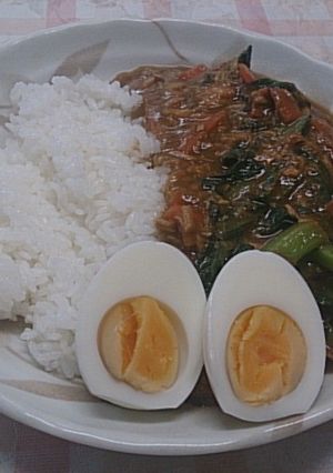 小松菜とツナのカレー-レシピのメイン写真