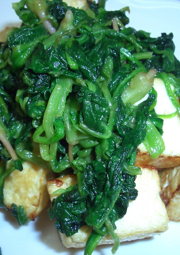 ほうれん草と豆腐のバター炒め-レシピのメイン写真