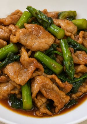 ごはんがすすむ！アスパラと豚肉の甘辛炒め-レシピのメイン写真