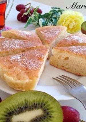 HM＆豆腐☆いつものふわもちパンケーキ-レシピのメイン写真
