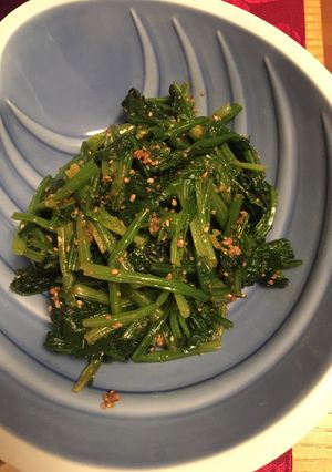 簡単!ほうれん草の胡麻和え-レシピのメイン写真