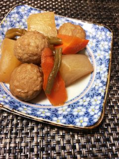大根と鶏団子の優しい煮物-レシピのメイン写真