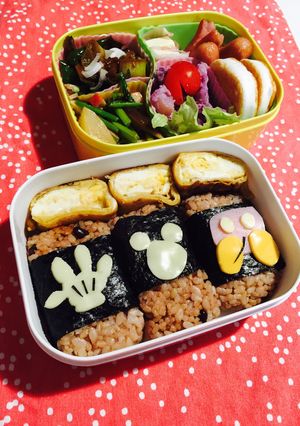 簡単！キャラ弁！のせるだけ♡ミッキー♡-レシピのメイン写真