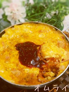 簡単すぎる♡ワンポット半熟オムライス-レシピのメイン写真