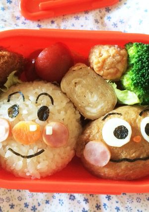 キャラ弁 アンパンマン＆カレーパンマン♪-レシピのメイン写真