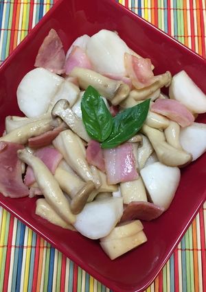 創味シャンタンdeかぶ&キノコの旨味炒め-レシピのメイン写真
