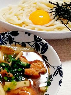 ほっこり♡鴨南蛮風うどん-レシピのメイン写真