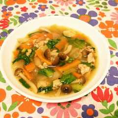 รูปของ らくらく節約＊チンゲン菜で八宝菜