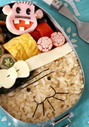 キャラ弁☆バカボンのパパ-レシピのメイン写真