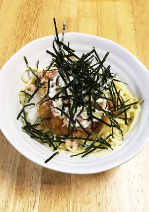 お手軽ツナおろしスパ-レシピのメイン写真