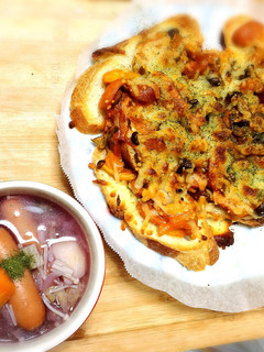 フランスパン de 簡単ピザ-レシピのメイン写真
