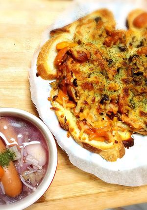 フランスパン de 簡単ピザ-レシピのメイン写真