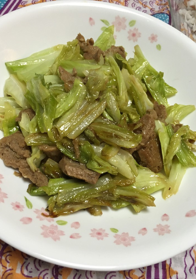 大豆のお肉の野菜炒め-レシピのメイン写真