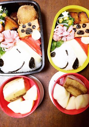 簡単スヌーピー弁当-レシピのメイン写真