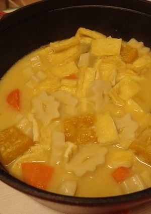山梨と東京のコラボ！ちくわぶのほうとう風-レシピのメイン写真