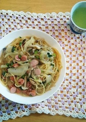 簡単すぎる！中華なスープスパ-レシピのメイン写真