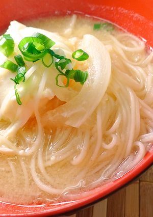 激ウマそうめんたまご味噌汁275松小-レシピのメイン写真