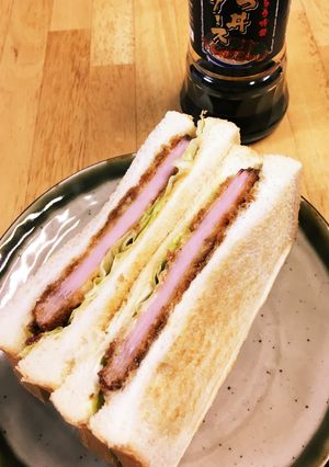 ハムカツサンド-レシピのメイン写真