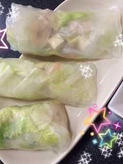 ある物で!簡単ヘルシー生春巻き♪-レシピのメイン写真