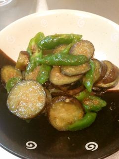 ナスとししとうの味噌炒め-レシピのメイン写真