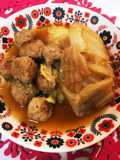 白菜と肉だんごの生姜煮-レシピのメイン写真