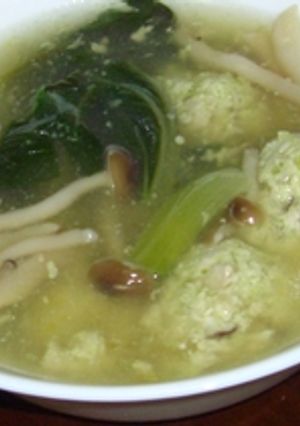 祖母の味☆ふわふわ鶏肉団子の中華スープ-レシピのメイン写真