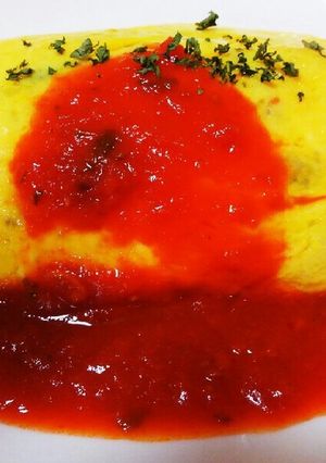 チキンピラフのオムライス-レシピのメイン写真