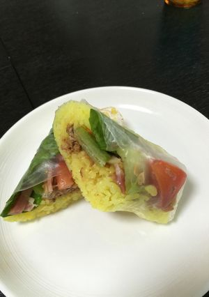 カレーでライスペーパーご飯-レシピのメイン写真