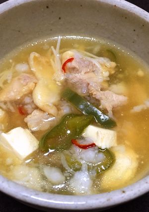 簡単★温まる〜山芋と鶏肉のスープ★-レシピのメイン写真