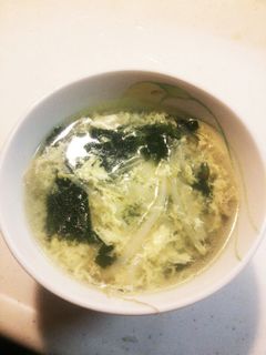 モヤシとワカメの卵スープ-レシピのメイン写真